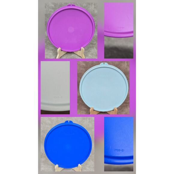 3 Tupperware 1702 Lids Seals
1702-9 ~ 1702-21 ~ 1702-24 - Picture 1 of 5
